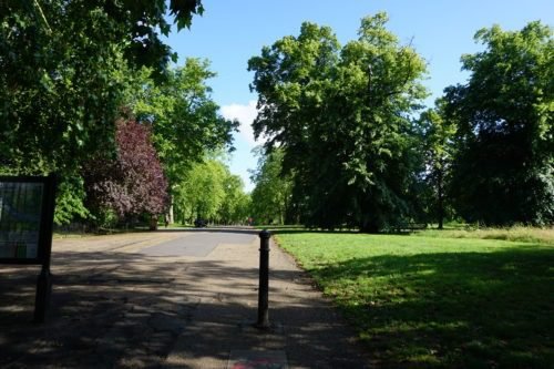 Sunken gardens in london