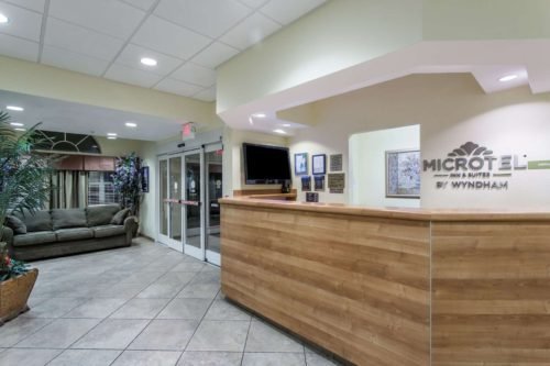 Quality Inn Lehigh Acres hotel front desk area