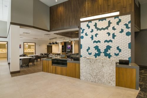 Hyatt Place Melbourne Florida Hotel front desk area