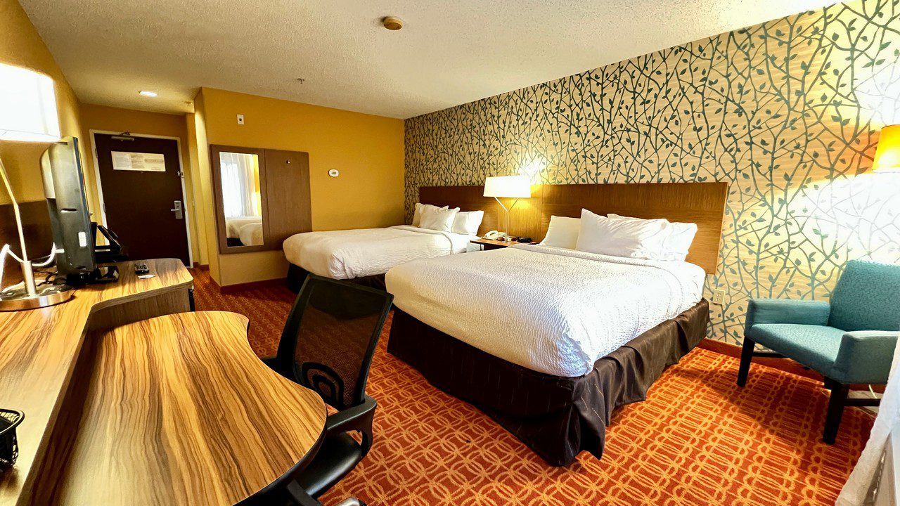room with two beds at Fairfield Inn Tallahassee Florida