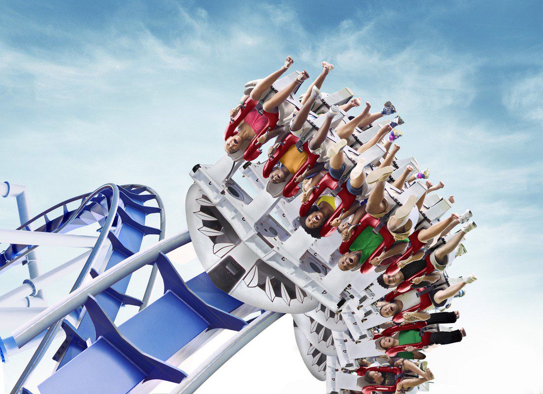 The Great White - Coaster at Seaworld