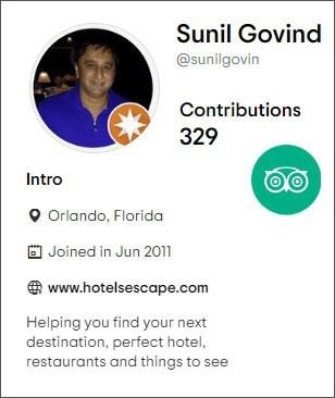 Sunil Govind TripAdvisor Contributions Sunil Govind TripAdvisor Contributions