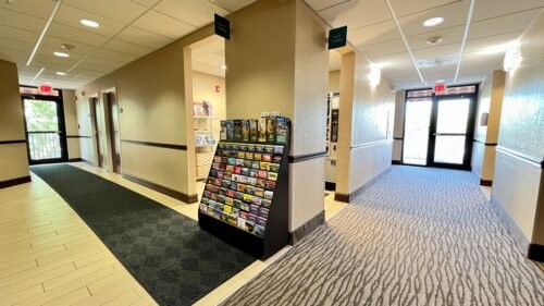 Comfort in st petersburg florida brochure stand