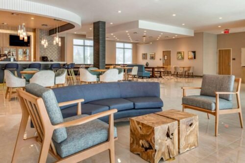 Cambria Hotel in Fort Lauderdale Beach Lobby Bar Area