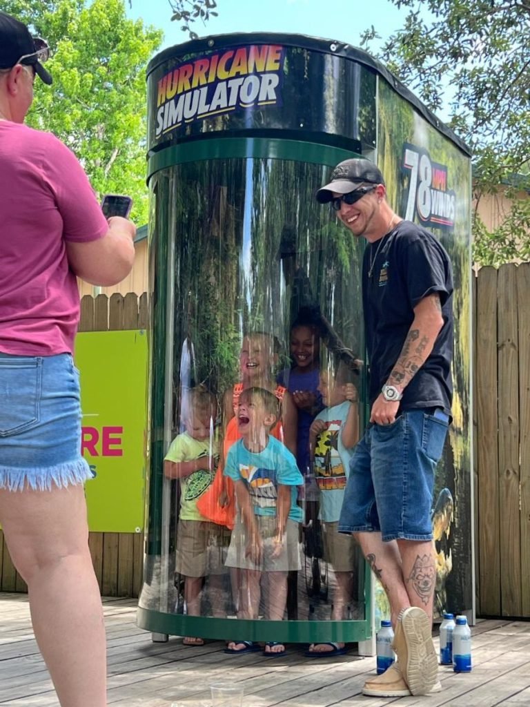 Hurricane Simulator Ride Hurricane Simulator at Central Florida Zoo