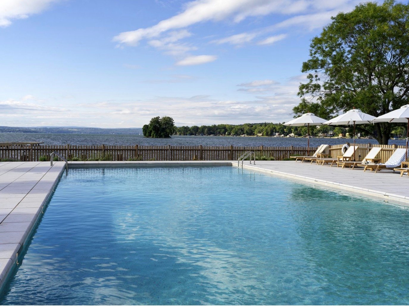 Poolside Comfort and Dive-In Movie Nights