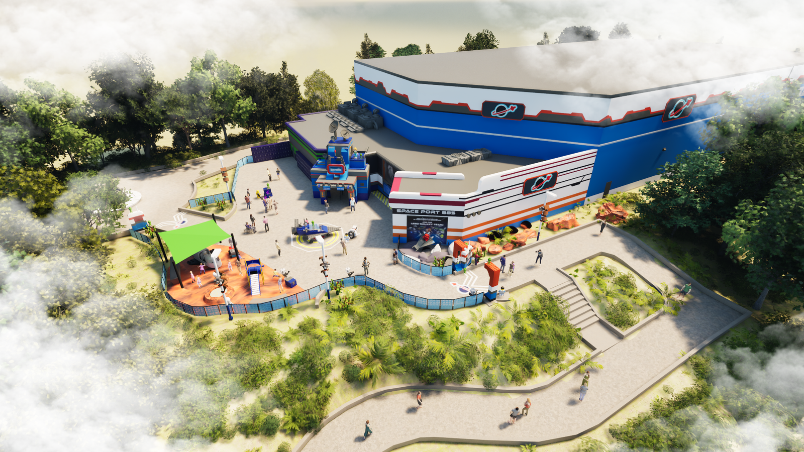 LEGOLAND Florida Space Themed Indoor Coaster