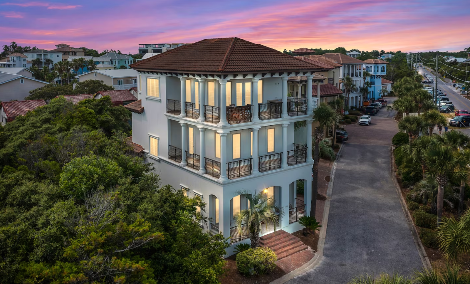 Florida’s Most Stunning Beachfront Rentals for Your Next Escape 5 STEPS TO THE BEACH! This STUNNING home is DIRECTLY across from the Blue Mountain Beach access, one of the most coveted accesses on 30A