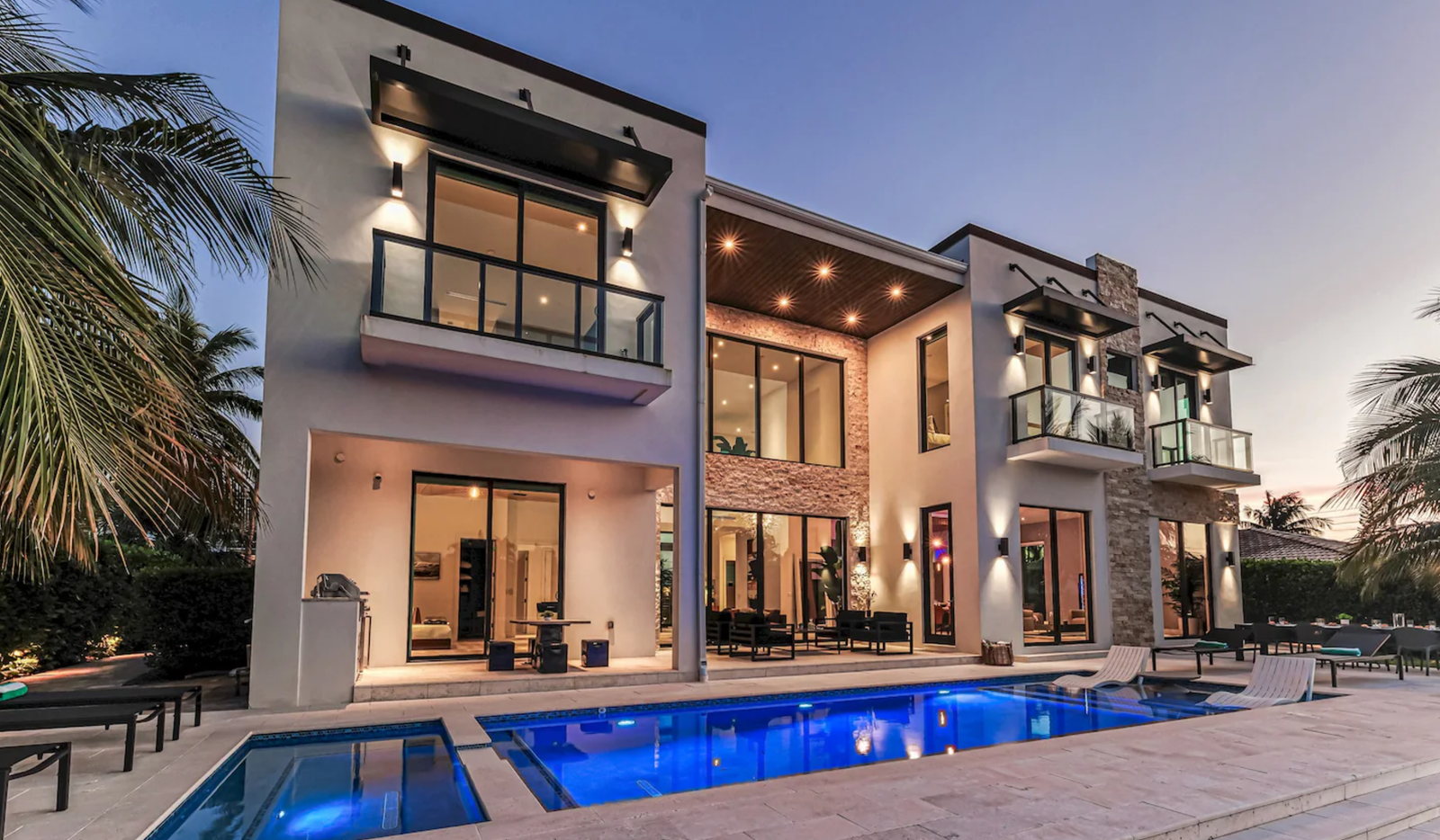 Villa Bella is an ultra-luxury waterfront property in exclusive Coral Ridge Country Club Estates