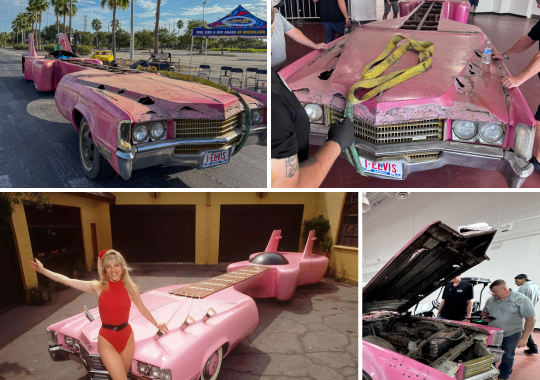 Elvis Presley’s Legendary “Guitar Car” Arrives at Dezerland Park Orlando