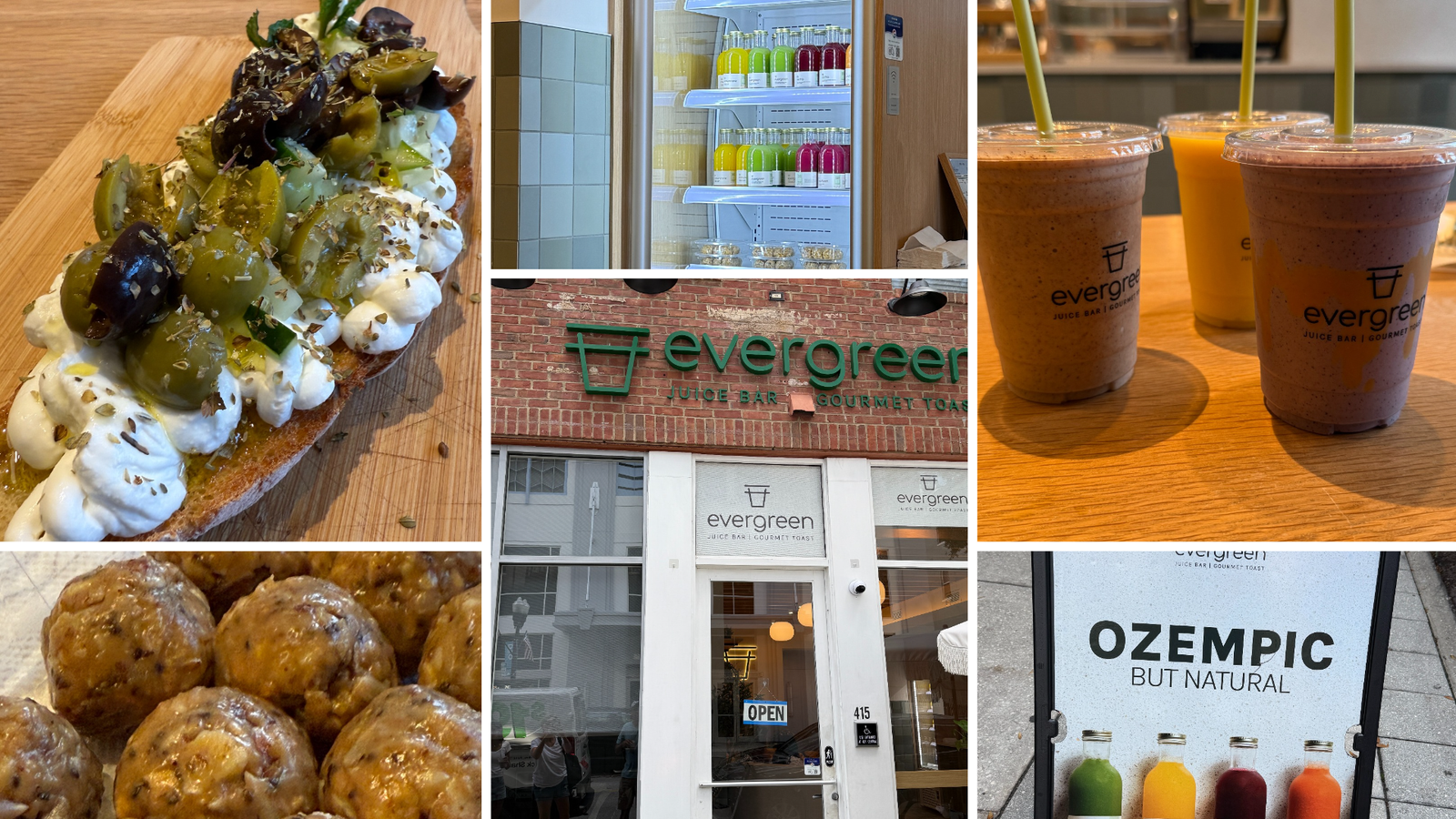 Evergreen Juice Bar & Toast in Orlando Florida Review