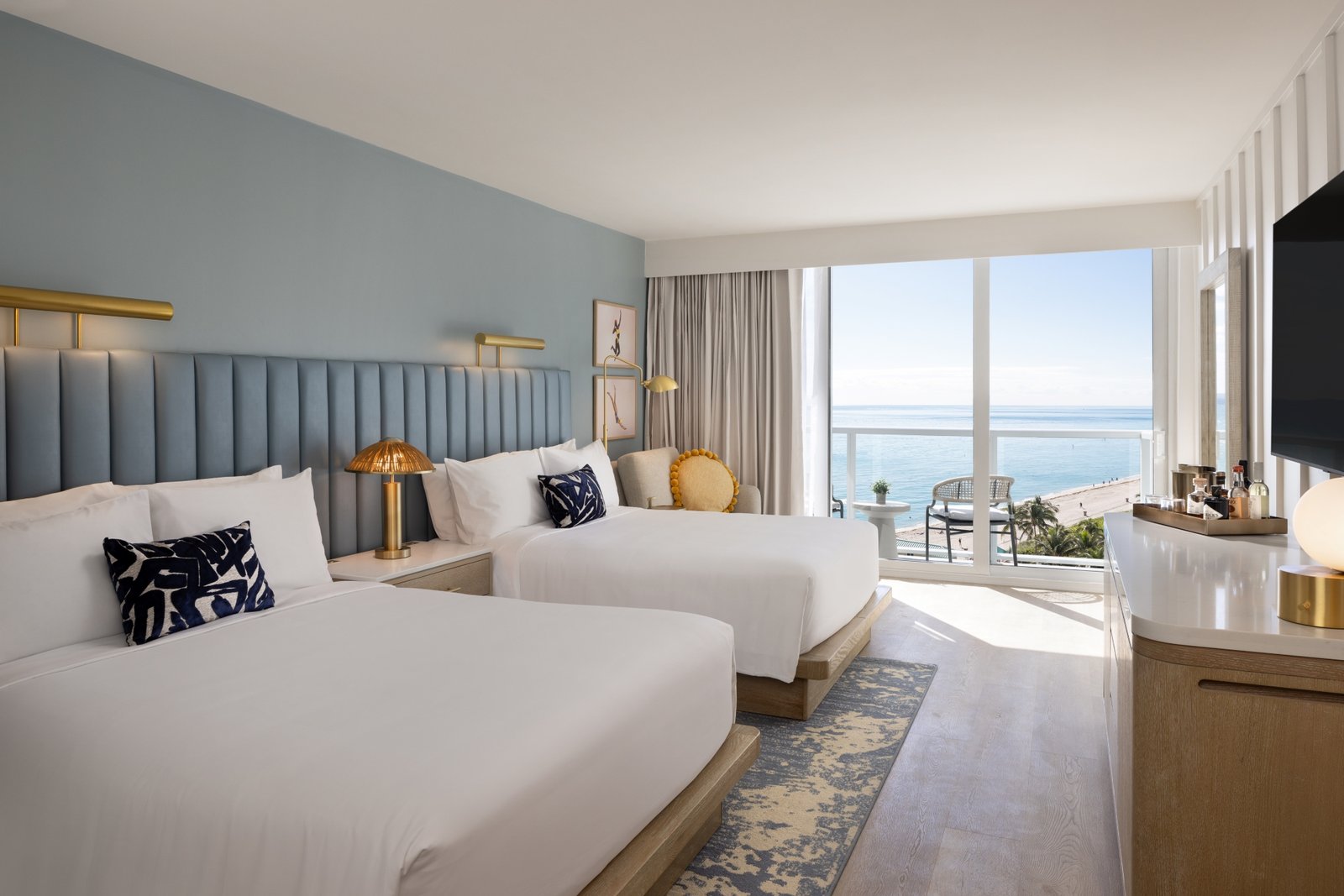 Introducing The Sunny: A New Era of Coastal Luxury in Sunny Isles Beach, Florida 3 The Sunny Hotel in South Florida Ocean View Double Queen