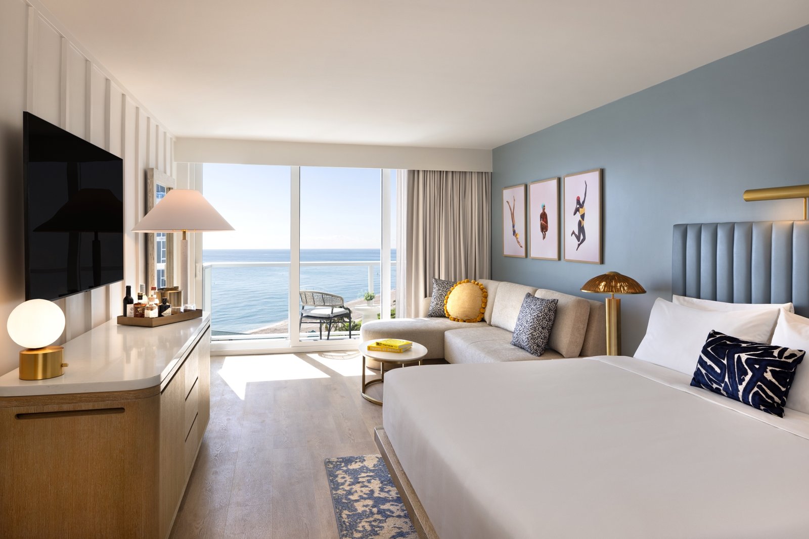 Introducing The Sunny: A New Era of Coastal Luxury in Sunny Isles Beach, Florida 2 The Sunny Hotel in South Florida Standard King Guestroom