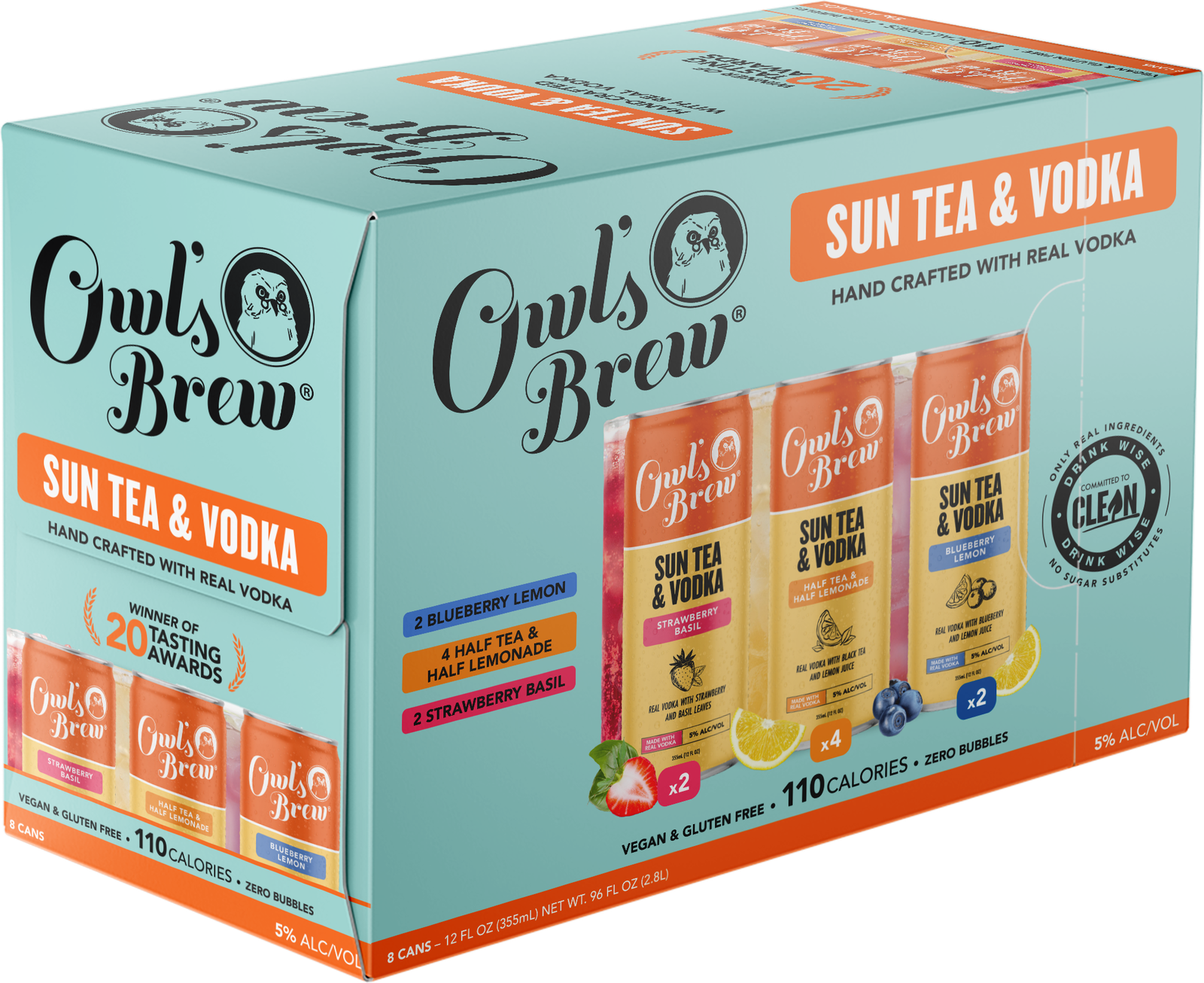 Watch Party Cocktails Made Easy: How Owl’s Brew Is Elevating Awards Season and Game Day Hosting 3 Sun Tea & Vodka