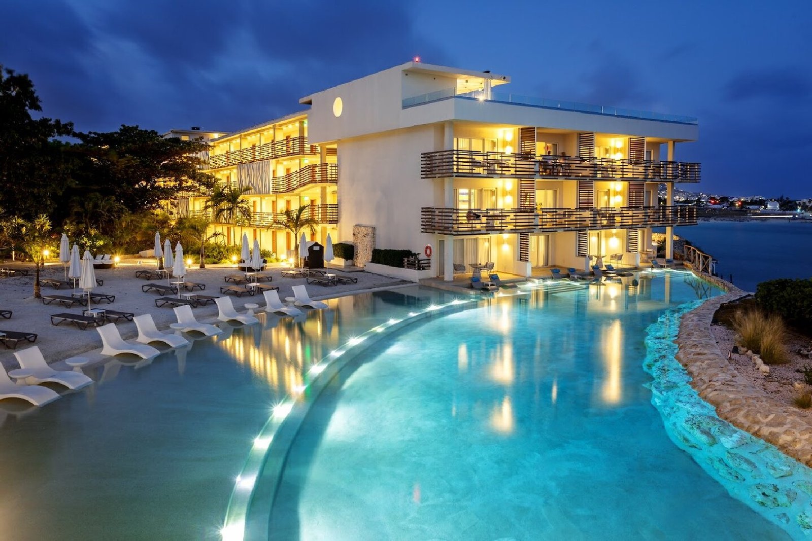 Sonesta Ocean Point Resort – Sint Maarten: An Elevated Adults-Only Caribbean Escape 6 Sonesta Ocean Point Resort Sunset Butler Suites and the Edge Pool